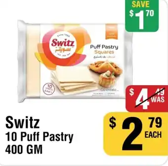 Iqbal Foods Switz 10 Puff Pastry offer