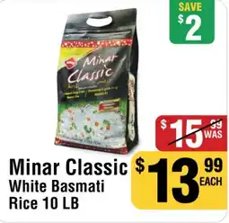 Iqbal Foods Minar Classic White Basmati Rice offer