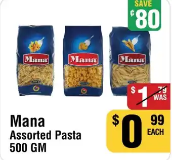 Iqbal Foods Mana Assorted Pasta offer