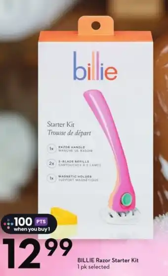 Sobeys Billie razor starter kit offer