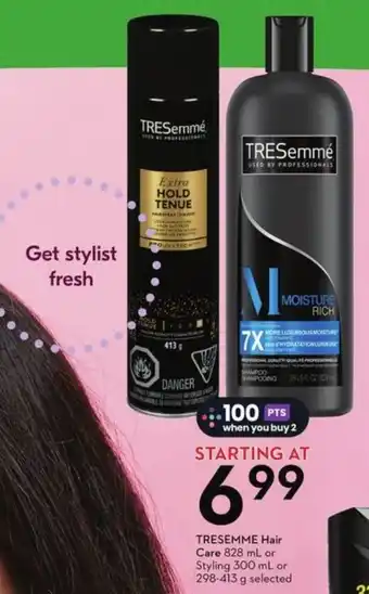 Sobeys Tresemme hair care offer