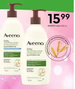 Sobeys Aveeno lotion offer