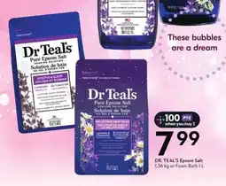 Sobeys Dr. teal's epsom salt offer