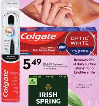 Sobeys Colgate Toothpaste offer