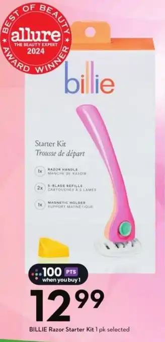 Sobeys Billie razor starter kit offer