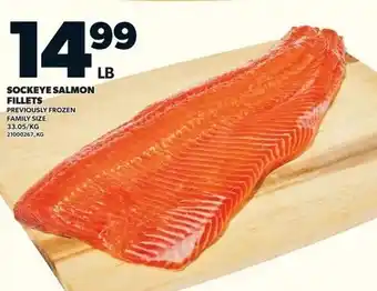 Loblaws Sockeye salmon fillets offer