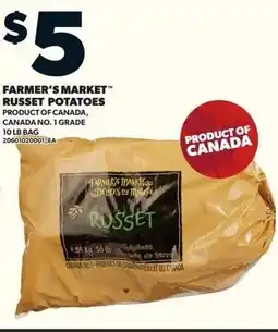 Loblaws Farmer's market russet potatoes offer