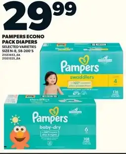 Loblaws Pampers econo pack diapers offer