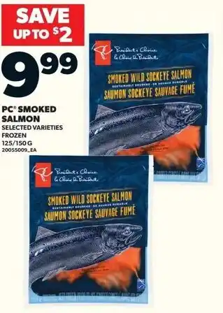 Loblaws PC smoked salmon offer