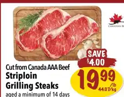 Farm Boy Striploin Grilling Steaks offer