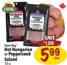 Farm Boy Farm Boy Hot Hungarian or Pepperseed Salami offer