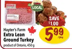 Farm Boy Hayter's Farm Extra Lean Ground Turkey offer