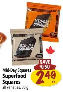 Farm Boy Mid-Day Squares Superfood Squares offer