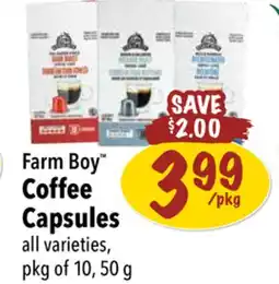 Farm Boy Farm Boy Coffee Capsules offer