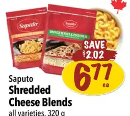 Farm Boy Saputo Shredded Cheese Blends offer