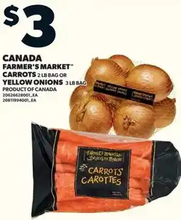 Loblaws Canada farmer's market carrots offer