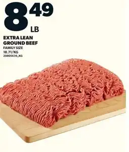 Loblaws Extra lean ground beef offer