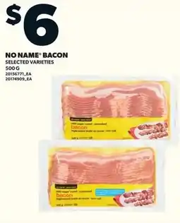 Loblaws No name bacon offer