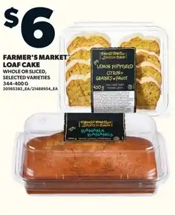 Loblaws Farmer's market loaf cake offer