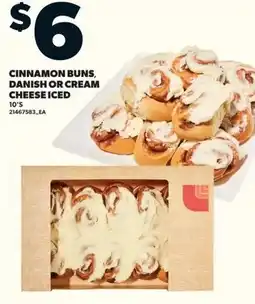 Loblaws Cinnamon buns, danish or cream offer