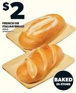 Loblaws French or italian bread offer