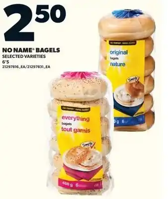 Loblaws No name bagels offer