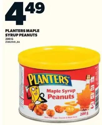 Loblaws PLANTERS MAPLE SYRUP PEANUTS offer