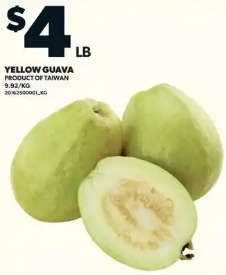 Loblaws Yellow guava offer