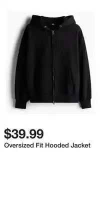 H&M Oversized Fit Hooded Jacket offer