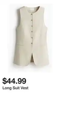 H&M Long Suit Vest offer