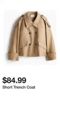 H&M Short Trench Coat offer