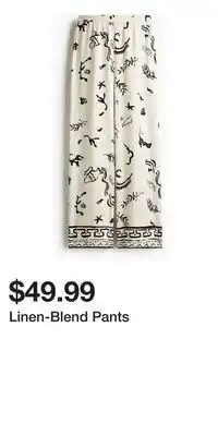 H&M Linen-Blend Pants offer