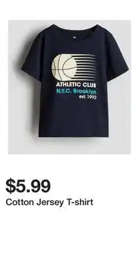 H&M Cotton Jersey T-shirt offer