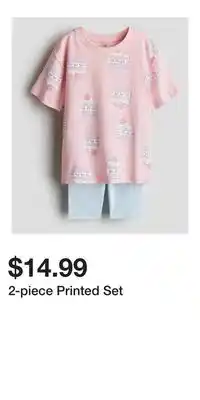 H&M 2-piece Printed Set offer