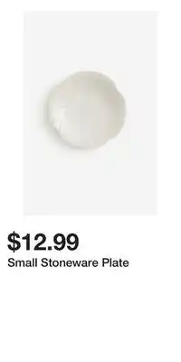 H&M Small Stoneware Plate offer