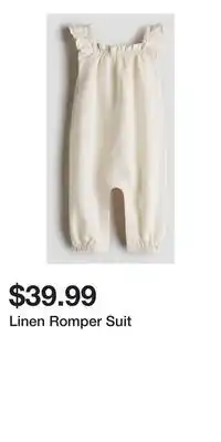 H&M Linen Romper Suit offer