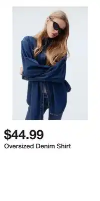 H&M Oversized Denim Shirt offer