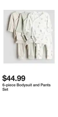 H&M 6-piece Bodysuit and Pants Set offer