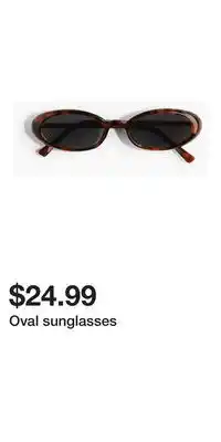 H&M Oval sunglasses offer