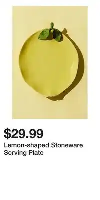 H&M Lemon-shaped Stoneware Serving Plate offer