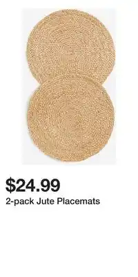 H&M 2-pack Jute Placemats offer