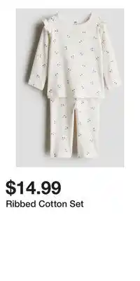 H&M Ribbed Cotton Set offer