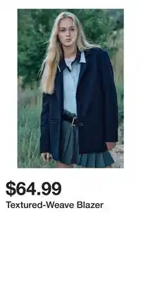 H&M Textured-Weave Blazer offer