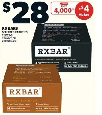 Loblaws Rx Bars offer