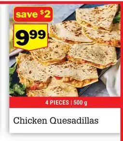 M & M Food Market Chicken Quesadillas offer