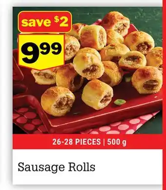 M & M Food Market Sausage Rolls offer