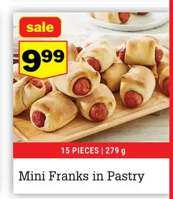 M & M Food Market Mini Franks in Pastry offer