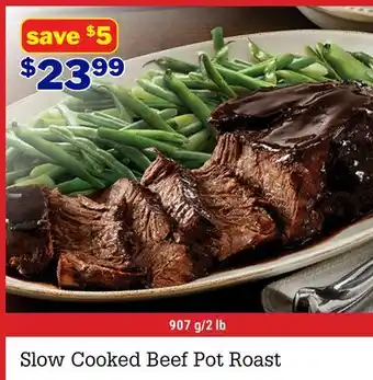 M & M Food Market Slow Cooked Beef Pot Roast offer