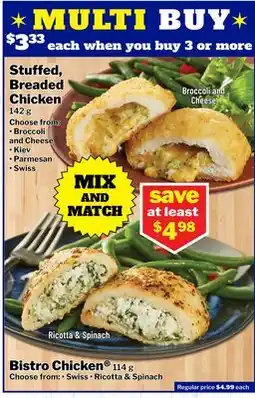 M & M Food Market Stuffed, Breaded Chicken offer