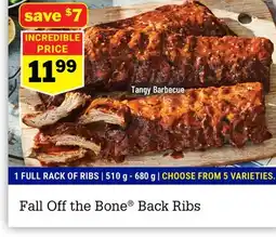 M & M Food Market Fall Off the Bone Back Ribs offer